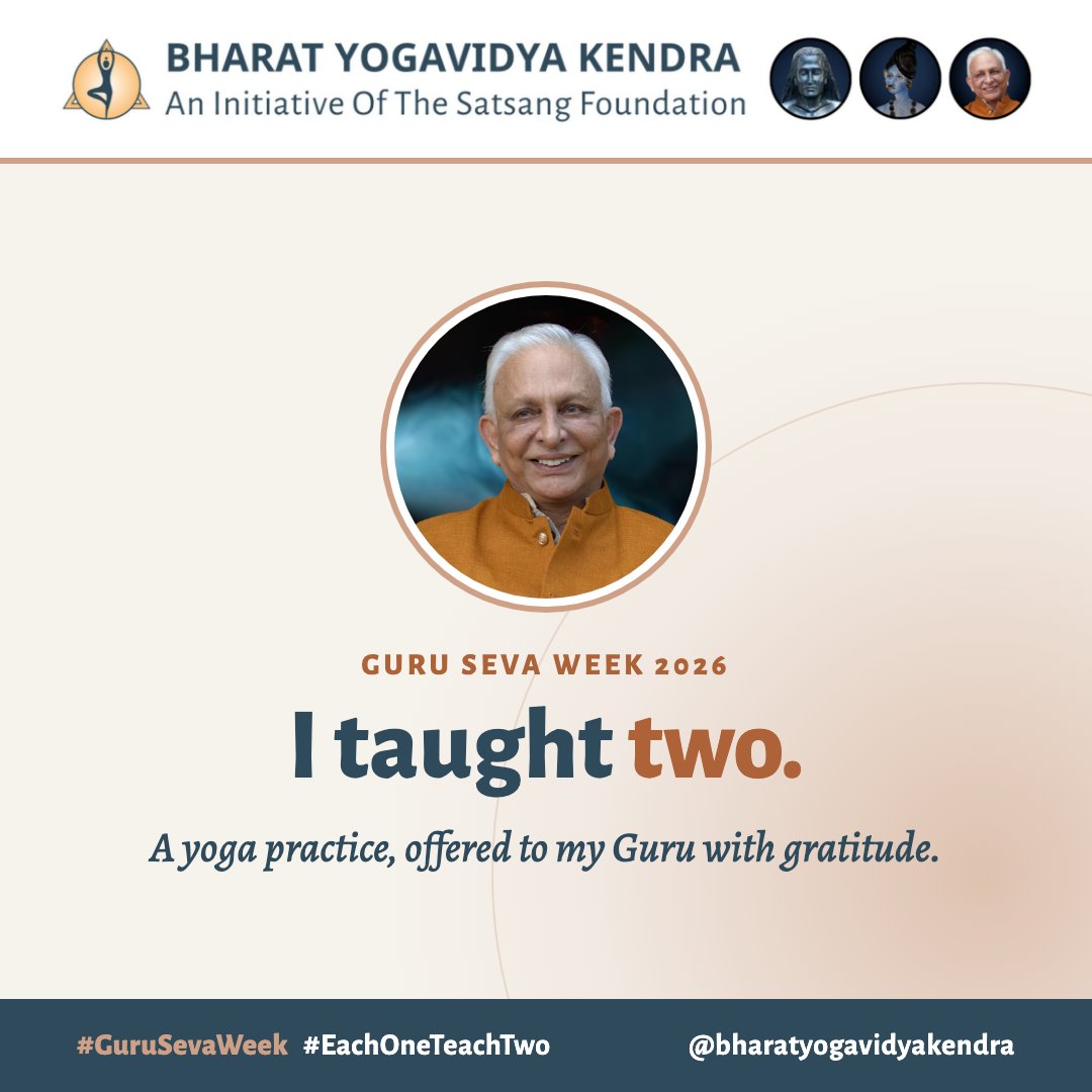 The “I taught two” image with Sri M’s photo